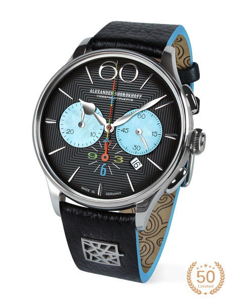 Часовник ALEKSANDER SHOROKHOFF HAPPY SECOND 42MM LIMITED EDITION 50PCS
