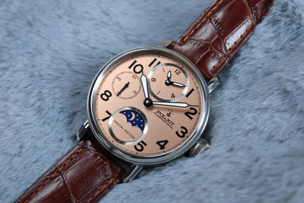 Часовник POLJOT INTERNATIONAL DOUBLETIMER 43MM
