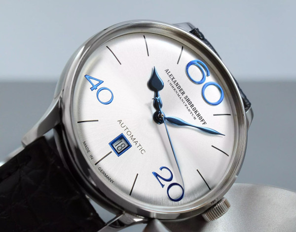 Часовник ALEXANDER SHOROKHOFF SIXTYTHREE SILVER 40MM  LIMITED EDITION 50PCS