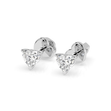 CARA Златни обеци с диаманти 0,60 ct  GIA сертификат  K102-10190W HRT