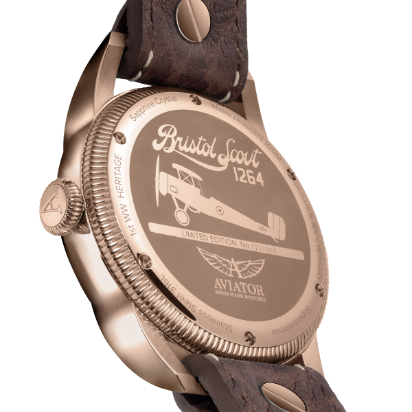ЧАСОВНИК AVIATOR BRISTOL SCOUT 46MM