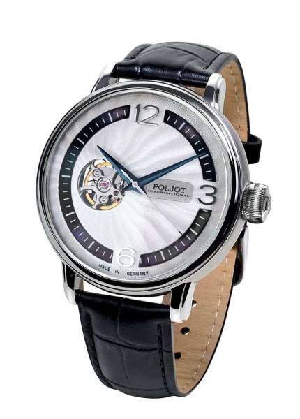 Часовник POLJOT INTERNATIONAL Jaros Open Heart 42MM LIMITED EDITION 100PCS