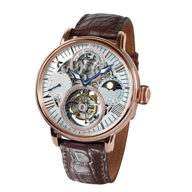 Часовник POLJOT INTERNATIONAL TOURBILLON SKELETON OSEM 43MM LIMITED EDITION 100PIECES