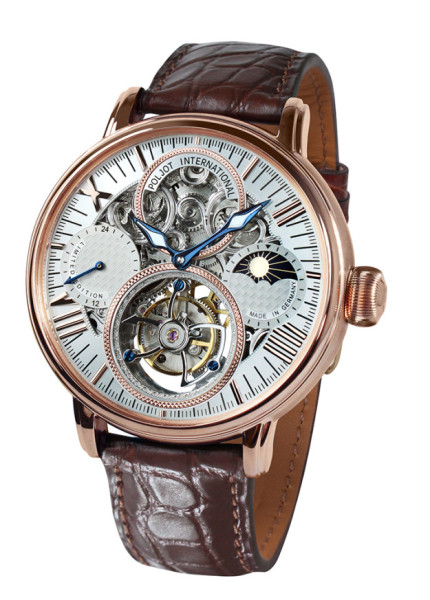 Часовник POLJOT INTERNATIONAL TOURBILLON SKELETON OSEM 43MM LIMITED EDITION 100PIECES