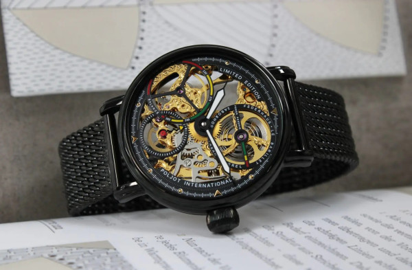 Часовник POLJOT INTERNATIONAL BERINGO HAND WINDING 43 MM LIMITED EDITION 400 PIECES