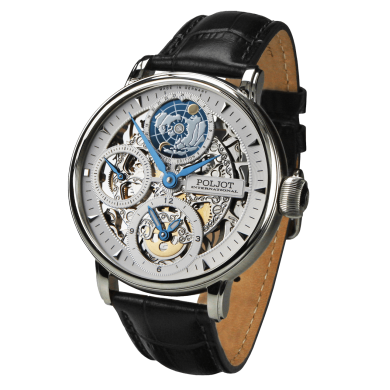 Часовник POLJOT INTERNATIONAL GLOBETROTTER 43MM LIMITED EDITION 300PIECES