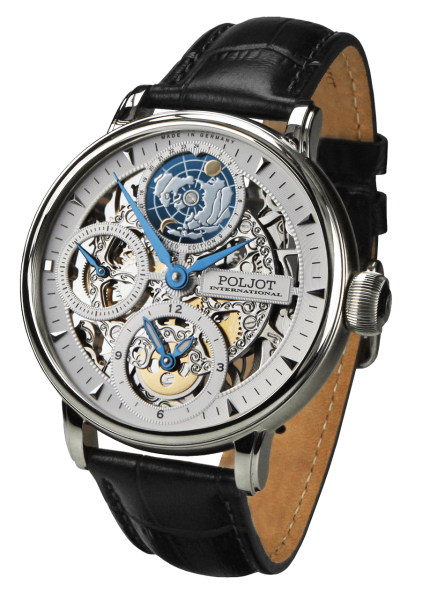 Часовник POLJOT INTERNATIONAL GLOBETROTTER 43MM LIMITED EDITION 300PIECES