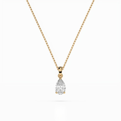 CARA Златно колие с диамант 0,30 ct GIA сертификат K104-10067Y PAR