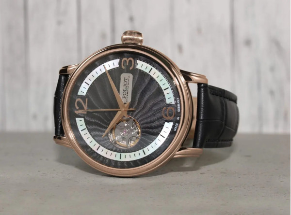 Часовник POLJOT INTERNATIONAL Jaros Open Heart 42MM LIMITED EDITION 100PCS