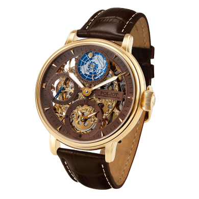 Часовник POLJOT INTERNATIONAL GLOBETROTTER 43MM LIMITED EDITION 300PIECES