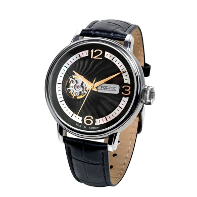 Часовник POLJOT INTERNATIONAL Jaros Open Heart 42MM LIMITED EDITION 100PCS