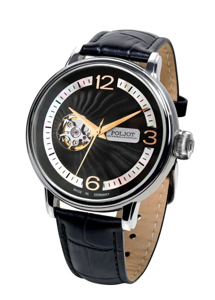 Часовник POLJOT INTERNATIONAL Jaros Open Heart 42MM LIMITED EDITION 100PCS