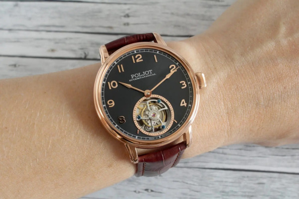 Часовник POLJOT INTERNATIONAL TOURBILLON 42MM LIMITED EDITION 100PCS