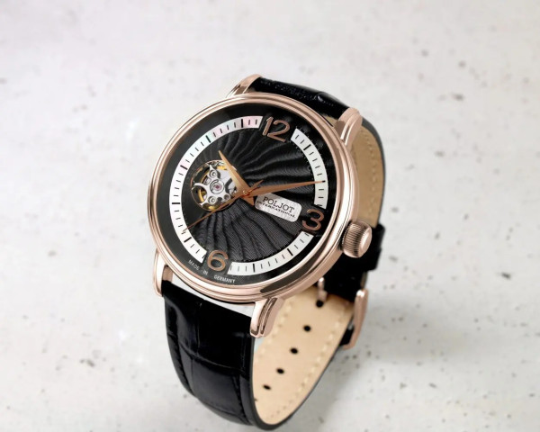 Часовник POLJOT INTERNATIONAL Jaros Open Heart 42MM LIMITED EDITION 100PCS