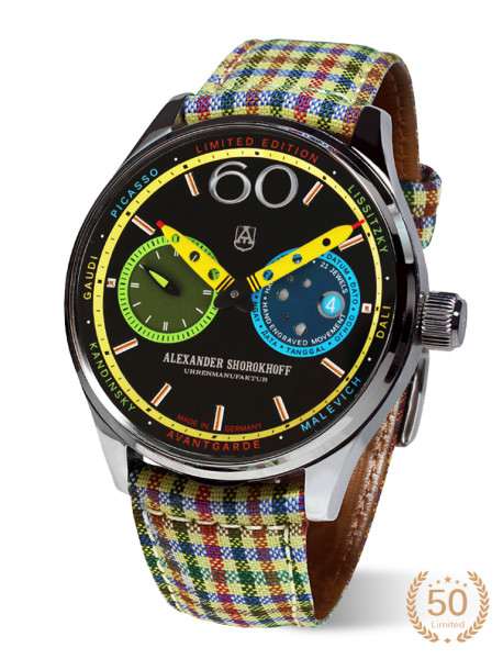 Часовник ALEXANDER SHOROKHOFF Karandash 43.5mm LIMITED EDITION 50PCS