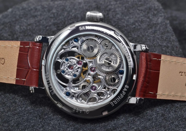 Часовник POLJOT INTERNATIONAL TOURBILLON SKELETON GMT 43MM LIMITED EDITION 100PIECES