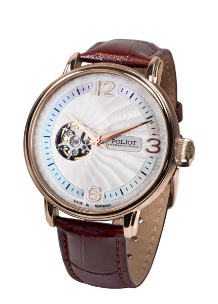 Часовник POLJOT INTERNATIONAL Jaros Open Heart 42MM LIMITED EDITION 100PCS