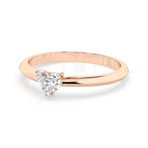 CARA Златен пръстен с диамант 0.30 ct GIA сертификат K101-10190R  HRT