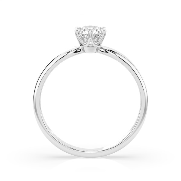 CARA Златен пръстен с диамант 0.35 ct GIA сертификат K101-10040W