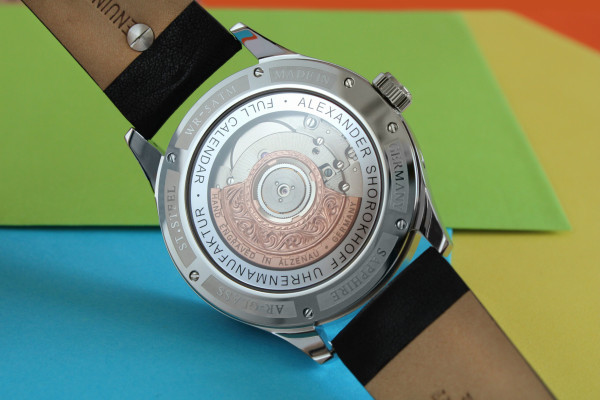 Часовник ALEXANDER SHOROKHOFF FULL CALENDAR CADAMOMO BLACK 43.5ММ LIMITED EDITION 50PCS
