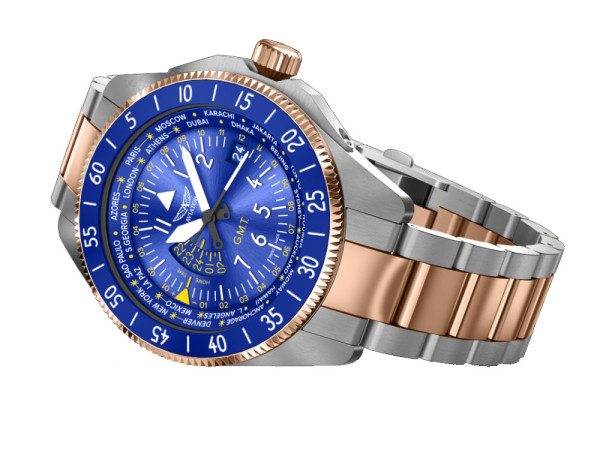 ЧАСОВНИК  AVIATOR AIRACOBRA GMT 42.8MM