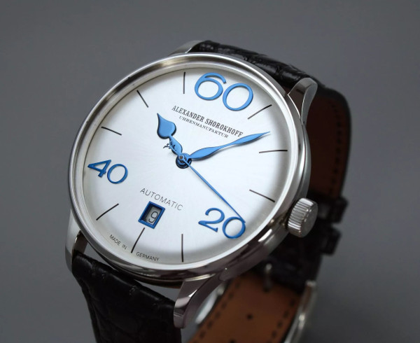 Часовник ALEXANDER SHOROKHOFF SIXTYTHREE SILVER 40MM  LIMITED EDITION 50PCS