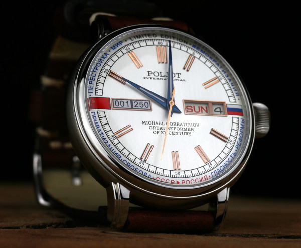Часовник POLJOT INTERNATIONAL MICHAEL GORBATCHOV DAY&DATE AUTOMATIC LIMITED EDITION  250PIECES MEN'S WATCH
