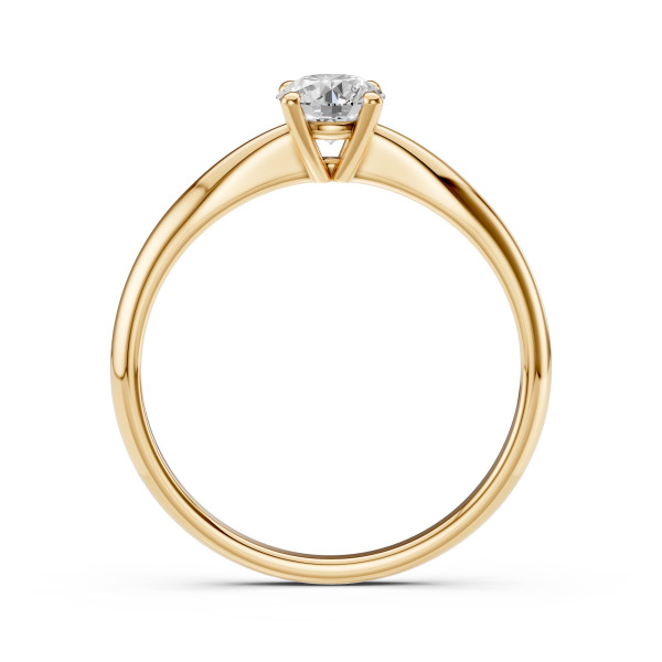 CARA Златен пръстен с диамант 0.50 ct GIA сертификат K101-10021Y
