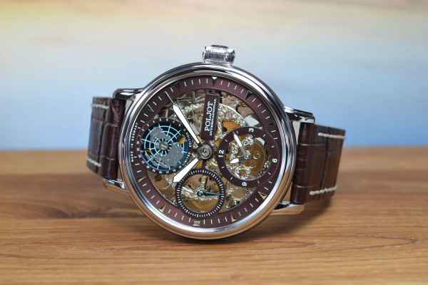 Часовник POLJOT INTERNATIONAL GLOBETROTTER 43MM LIMITED EDITION 300PIECES