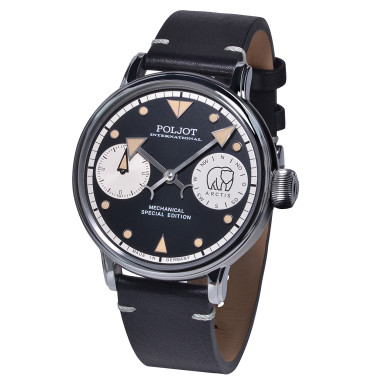 Часовник POLJOT INTERNATIONAL ARCTIS HAND WINDING 43MM MEN'S WATCH LIMITED EDITION 100PIECES