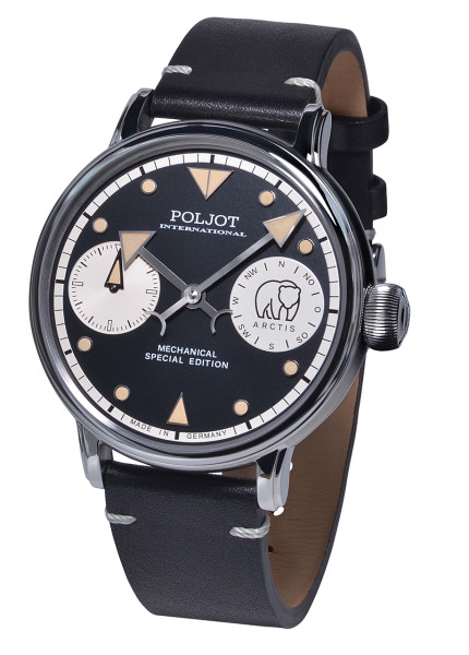 Часовник POLJOT INTERNATIONAL ARCTIS HAND WINDING 43MM MEN'S WATCH LIMITED EDITION 100PIECES
