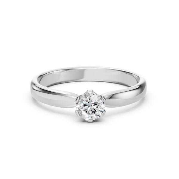 CARA Златен пръстен с диамант 0.40 ct GIA сертификат K101-10040W