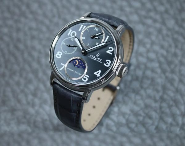 Часовник POLJOT INTERNATIONAL DOUBLETIMER 43MM LIMITED EDITION 300PIECES