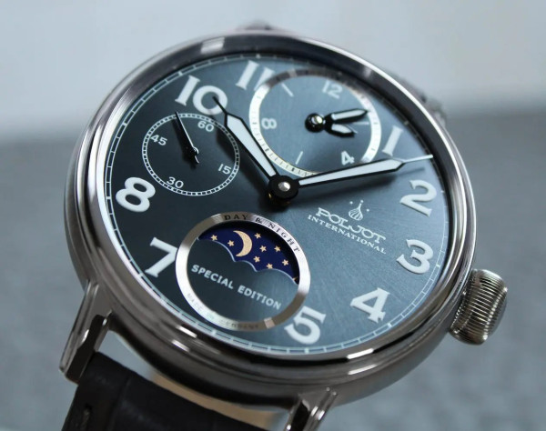 Часовник POLJOT INTERNATIONAL DOUBLETIMER 43MM LIMITED EDITION 300PIECES