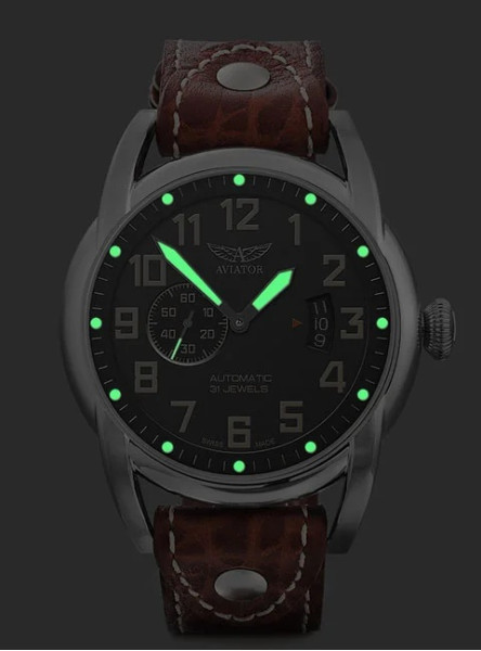 ЧАСОВНИК  AVIATOR BRISTOL SCOUT 46MM