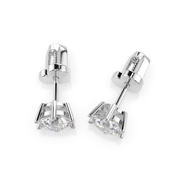 CARA Златни обеци с диаманти 1.00 ct GIA сертификат K102-10151W