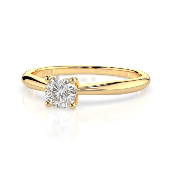 CARA Златен пръстен с диамант 0.30 ct GIA сертификат K101-10021Y