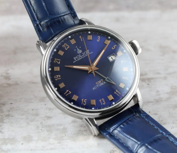 Часовник POLJOT INTERNATIONAL JAROS GMT 42MM