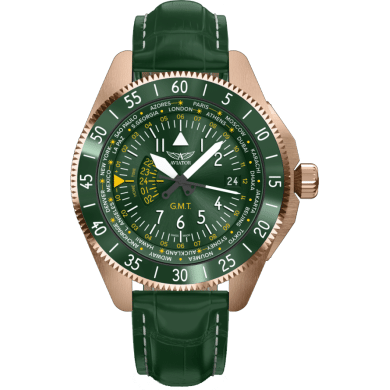 ЧАСОВНИК AVIATOR AIRACOBRA GMT 42.8MM