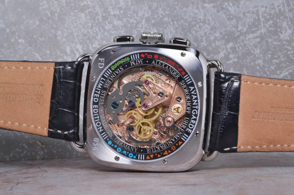 Часовник ALEXANDER SHOROKHOFF SQUARE&ROUND 44.5MM LIMITED EDITION 30PIECES