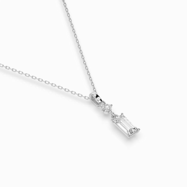 CARA Златно колие с диаманти 0,04+0,30  ct GIA сертификат K104-10071/2W (0,30)