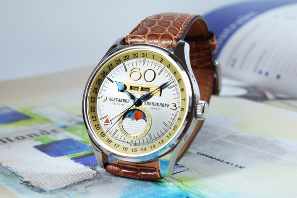 Часовник ALEXANDER SHOROKHOFF FULL CALENDAR MERKUR 2  43.5MM LIMITED EDITION 31PCS