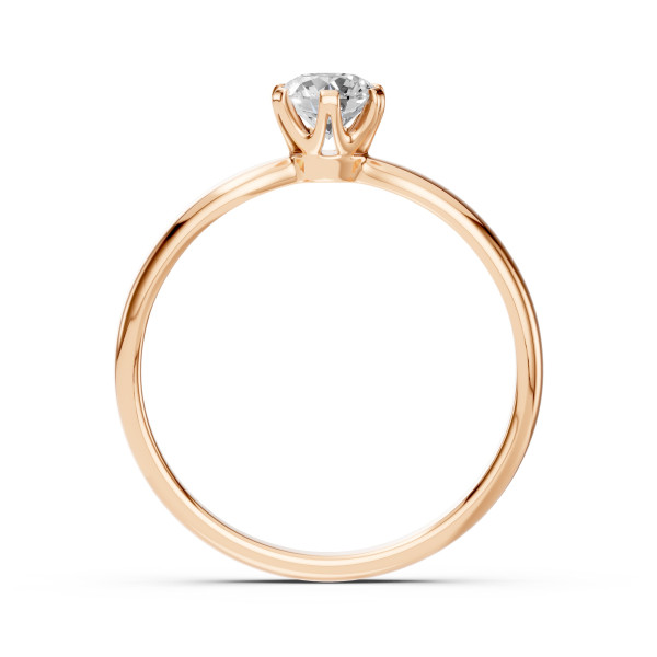 CARA Златен пръстен с диамант 0.40 ct GIA сертификат K101-10040R
