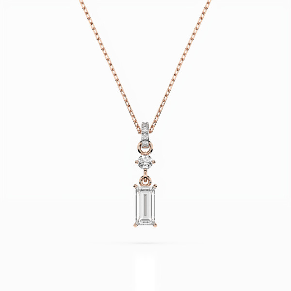 CARA Златно колие с диаманти 0,04+0,32 ct GIA сертификат K104-10071/3R (0,30)