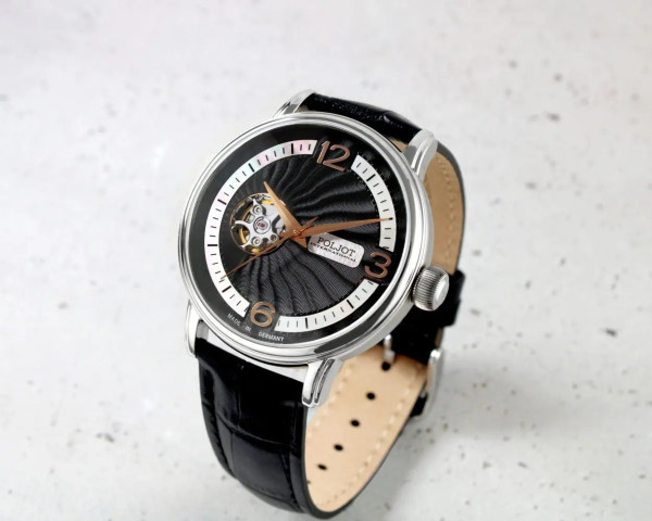 Часовник POLJOT INTERNATIONAL Jaros Open Heart 42MM LIMITED EDITION 100PCS