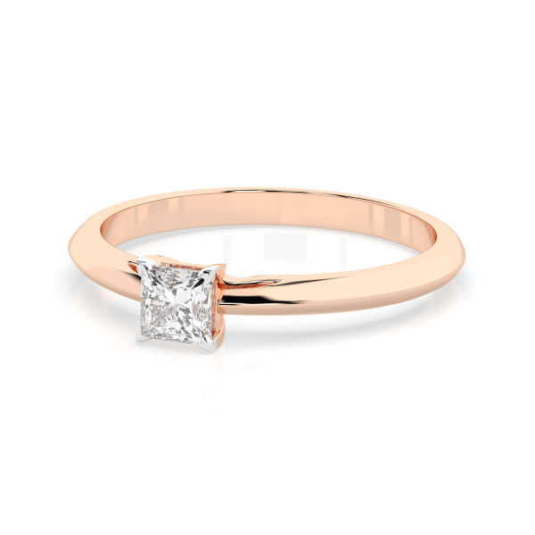 CARA Златен пръстен с диамант 0.30 ct GIA сертификат K101-10190R PR