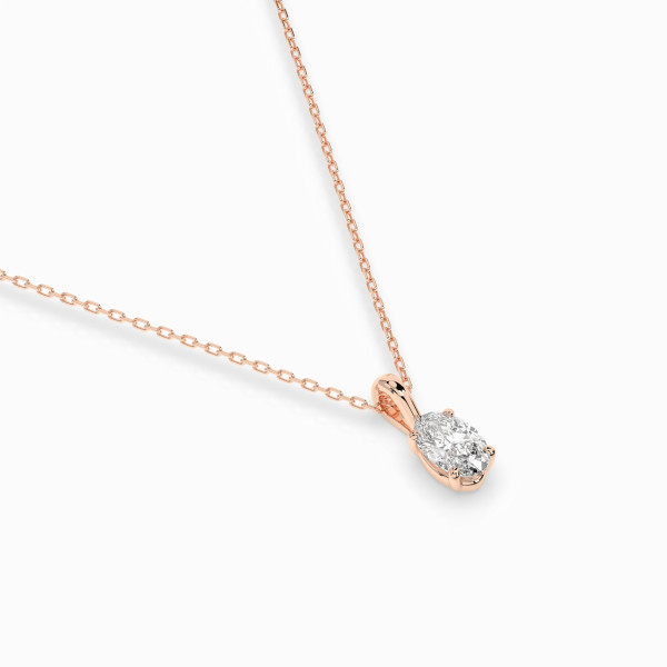 CARA Златно колие с диамант 0,30 ct GIA сертификат K104-10069R OV