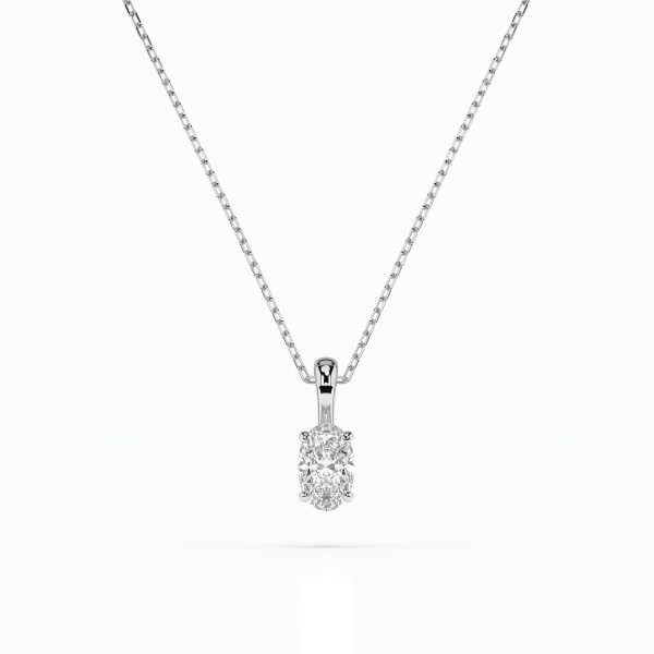 CARA Златно колие с диамант 0,30 ct GIA сертификат K104-10069W OV