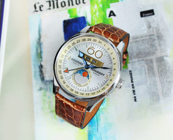 Часовник ALEXANDER SHOROKHOFF FULL CALENDAR MERKUR 2  43.5MM LIMITED EDITION 31PCS
