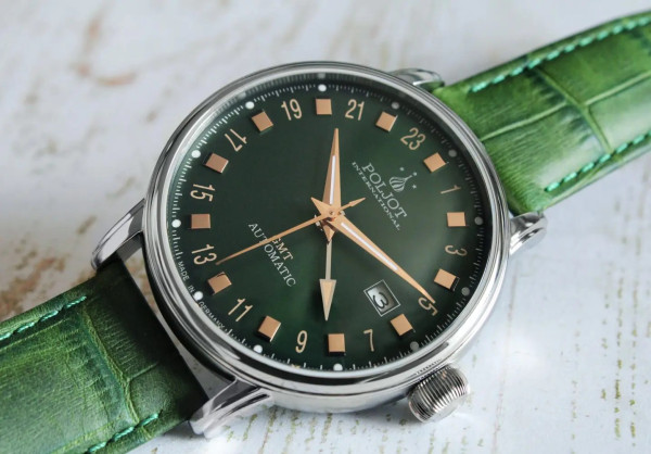 Часовник POLJOT INTERNATIONAL JAROS GMT 42MM